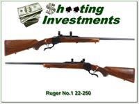Ruger No.1 B Red Pad 22-250 Rem exc walnut Img-1
