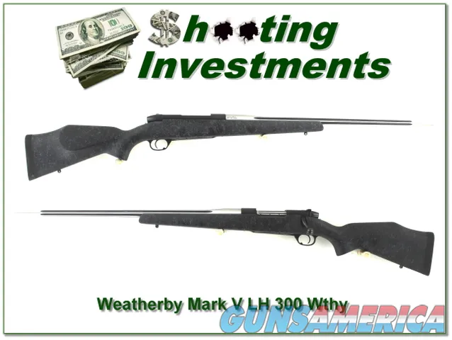  Weatherby Mark V Accumark Left Handed 300 Exc Cond!