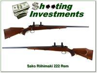 Sako Riihimaki custom 222 Exc Cond!