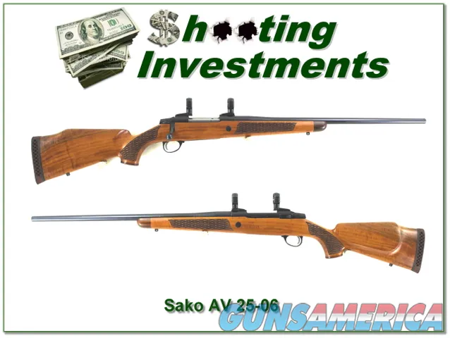 Sako AV Deluxe in hard to find 25-06 XX Wood!