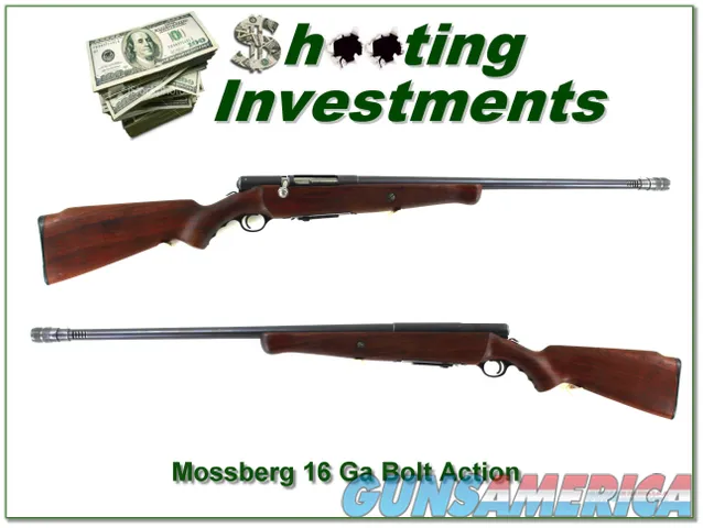 Mossberg Model 190 bolt action 16 Ga  Img-1