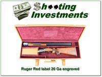 Ruger Red Label 20 Ga Custom Engraved w/ Gold Inlays Img-1