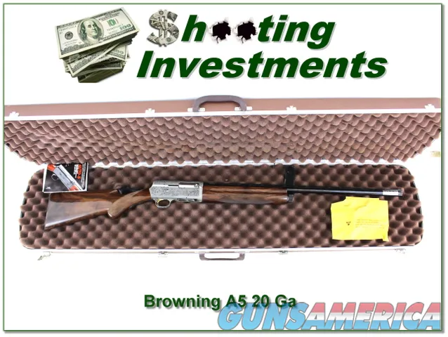 Browning A5 Light 20 Ducks Unlimited unfired in case!