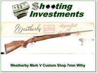 Weatherby Mark V Custom Shop 7mm Wthy Img-1