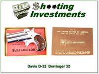 Davis Industries D-32, Derringer, 32 ACP Unfired in box Img-1
