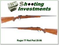 Ruger 77 25-06 Remington older Red Pad Img-1
