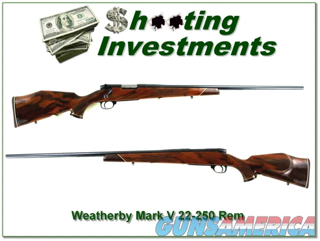  Weatherby Mark V Varmintmaster 22-250 26in XX Wood MINT!