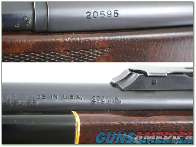 Remington 700 BDL Carbine 1962 First Year 270 Win Img-4