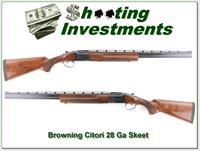 Browning Citori 28 Gauge choked Skeet & Skeet