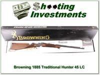 Browning 1885 Traditional Hunter in 45 LC NIB