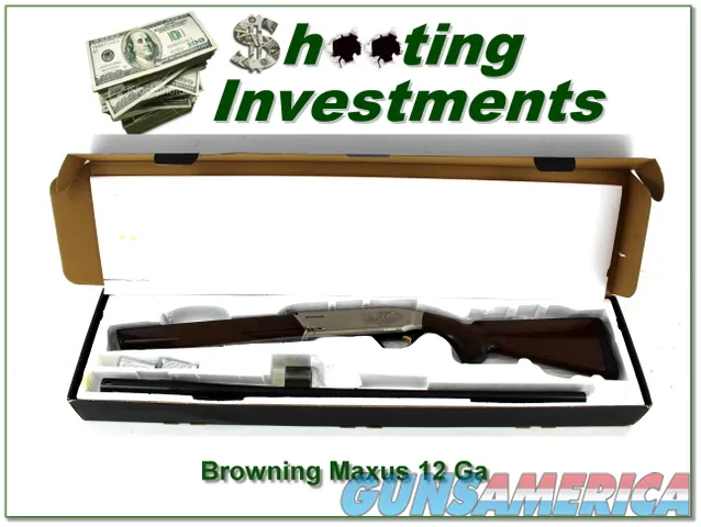Browning Maxus 12 Ga ANIB Silver receiver 28in
