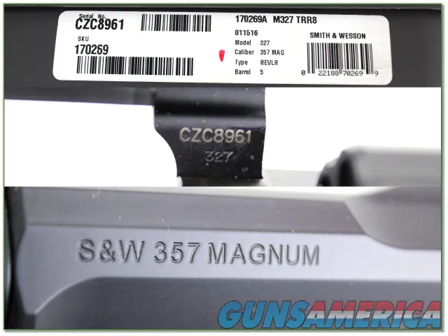Smith & Wesson Model 327 Performance Center 357 Mag Img-4