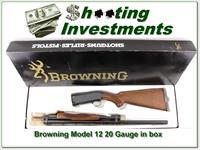 Browning Model 12 20 nice wood ANIB Img-1