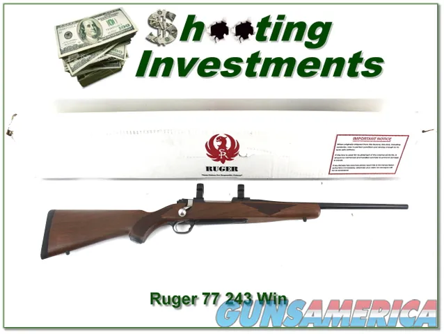 Ruger 77 Mark II Compact 243 16in as new in box!