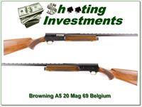 Browning A5 20 Magnum 69 Belgium Vent Rib Mod