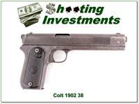 Colt 1902 Sporting 38 ACP made in 1904 all original Img-1