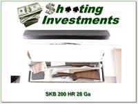 SKB 200 HR 28 Gauge SxS XX Wood in box Img-1