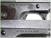 Ithaca US Army M 1911 A1 made in 1943 original Img-4