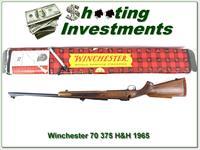 Winchester Model 70 1965 375 H&H unfied in box Img-1