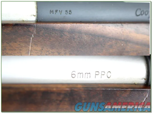 Cooper Model 21 Varmint 6mm PPC XX Wood Burris 8-32 scope Img-4
