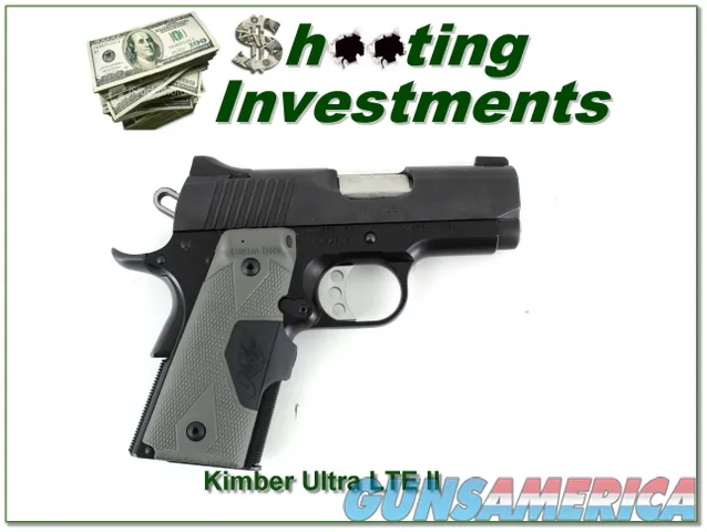 Kimber Ultra LTE II 45 ACP Exc Cond... for sale at Gunsamerica.com ...