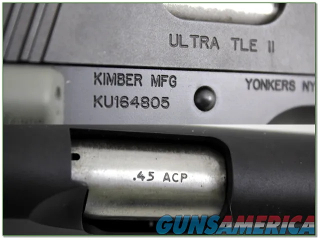 Kimber Ultra LTE II 45 ACP Exc Cond... for sale at Gunsamerica.com ...