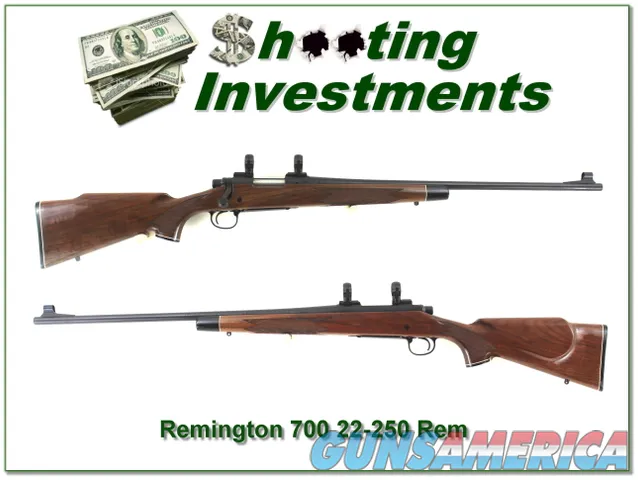  Remington 700 1978 made Custom Deluxe 22-250 Rem like new!