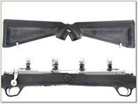 Ruger 77/22 22 LR Skeleton Zytel stock Green Inserts Exc Cond!