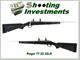 Ruger 77/22 22 LR Skeleton Zytel stock Green Inserts Exc Cond!