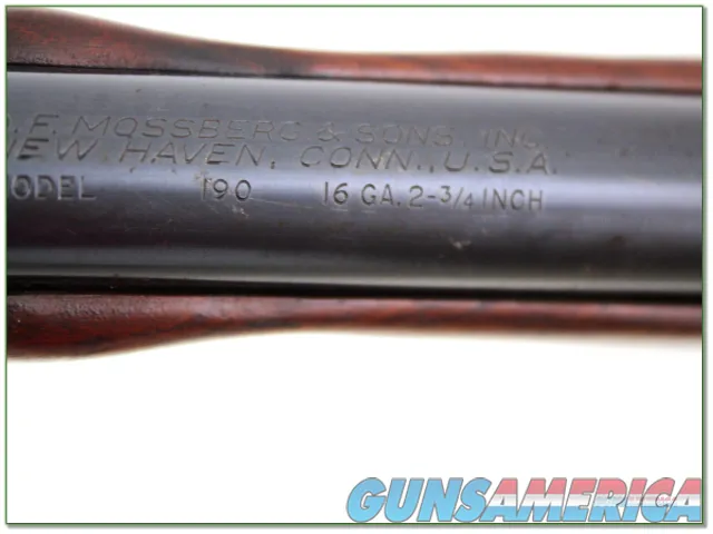 Mossberg Model 190 bolt action 16 Ga