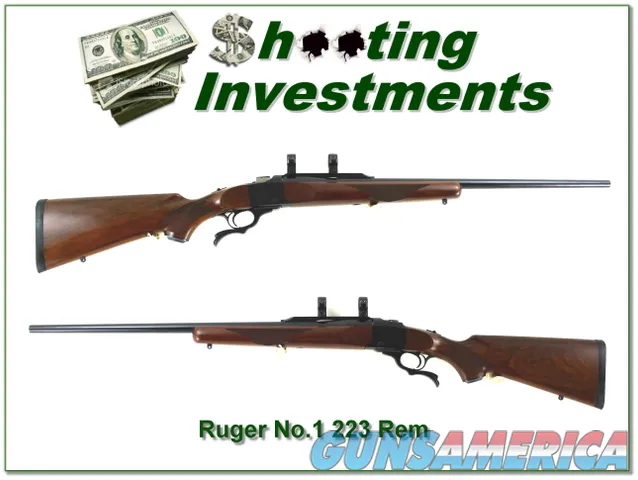 Ruger No.1 B 223 Rem Exc Cond!