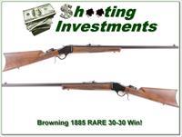 Browning 1885 rare 30-30 Win near new XX Wood 28in Img-1