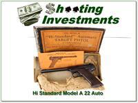 Hi-Standard Model A Target 22LR in box