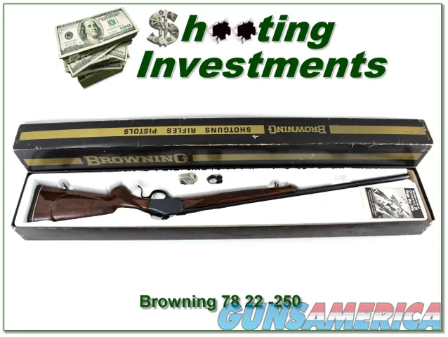  Browning Model 78 22-250 in box!