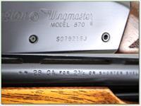 Remington 870 Wingmaster Matched Pair 410 and 28 Gauge