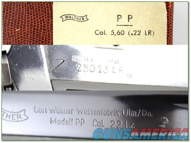 Walther PP 22LR in box made in W Germany 2 mags Img-4