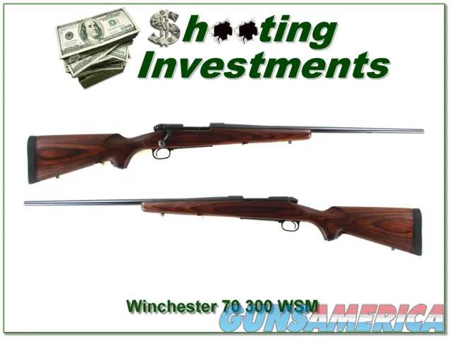 Winchester Model 70 New Haven factory Laminated stock in 300 WSM