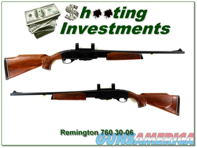 Remington 760 pump 30-06 made in 1997 Basket Weave Deluxe