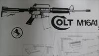Vintage COLT M16A1 Carbine Poster factory Part No. 91962 Pre- M4