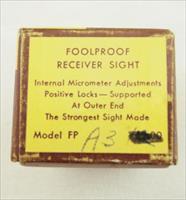 Williams Foolproof Receiver Sight FP A3 NIB Img-6