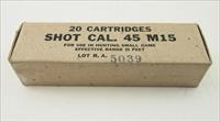 Ammunition Military Shot Cartridges M15 .45 ACP NIB Img-2