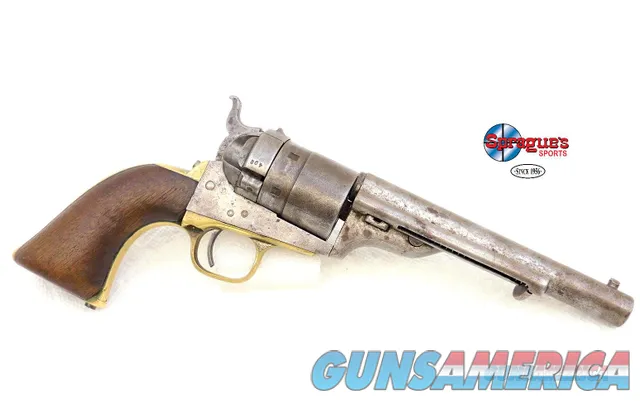 Antique Colt 1860 1st Model Richards Conversion .44 Colt Black Powder Img-1