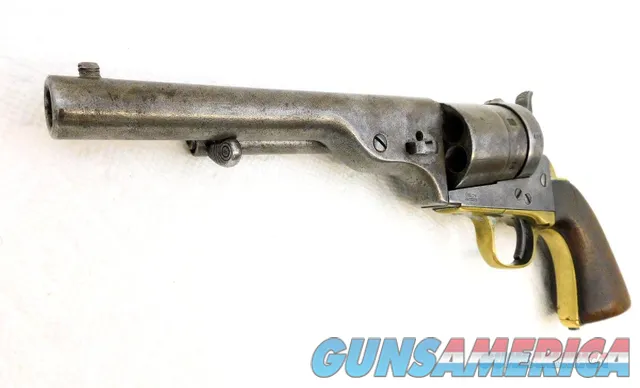 Antique Colt 1860 1st Model Richards Conversion .44 Colt Black Powder Img-7