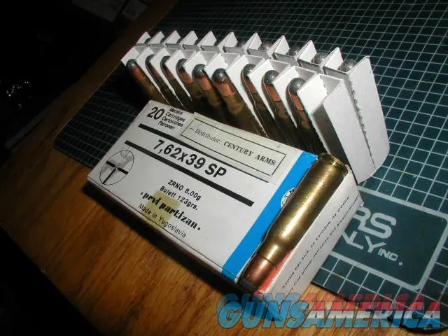 7.62X39  SOFTPOINT 123 GR AMMO 100 Rounds Available