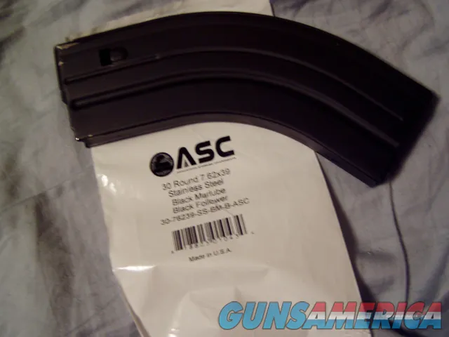 ASC STAINLESS 30 ROUND MAGAZINES 7.62X39 FOR AR-15