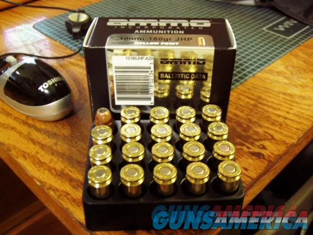 AMMO INCORPORATED 10MM 180 GR JHP AMMO
