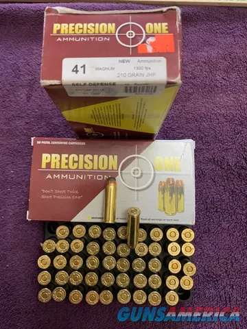 Precision One 41 Magnum 219 Grain Jacketed Hollow Point 