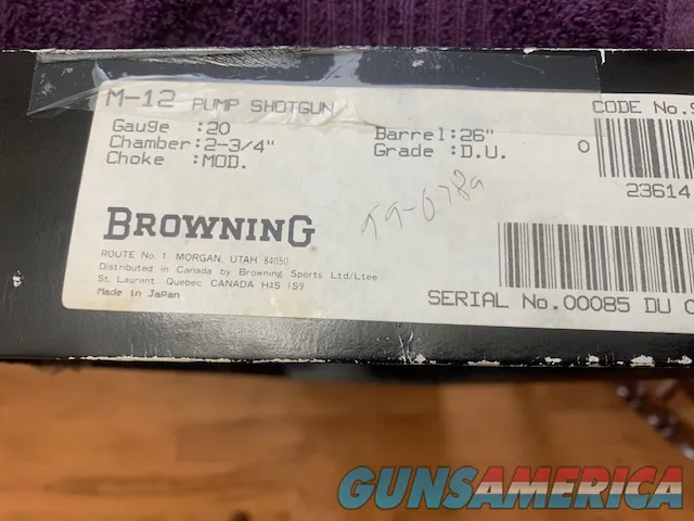 Browning OtherModel 12 DU  Img-5