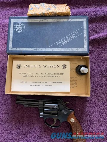 S & W 51 22 Magnum, 3 12 Barrel 