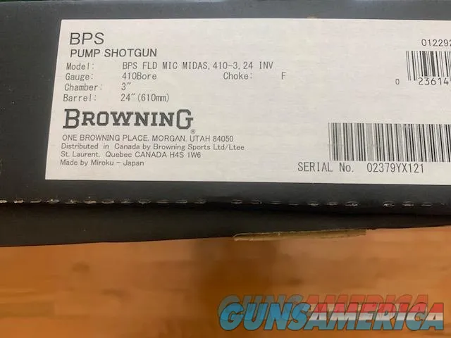 Browning BPS 410 Midas, 24 Invector Barrel  Img-5
